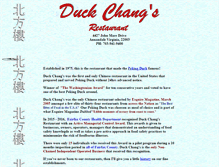 Tablet Screenshot of duckchangs.com